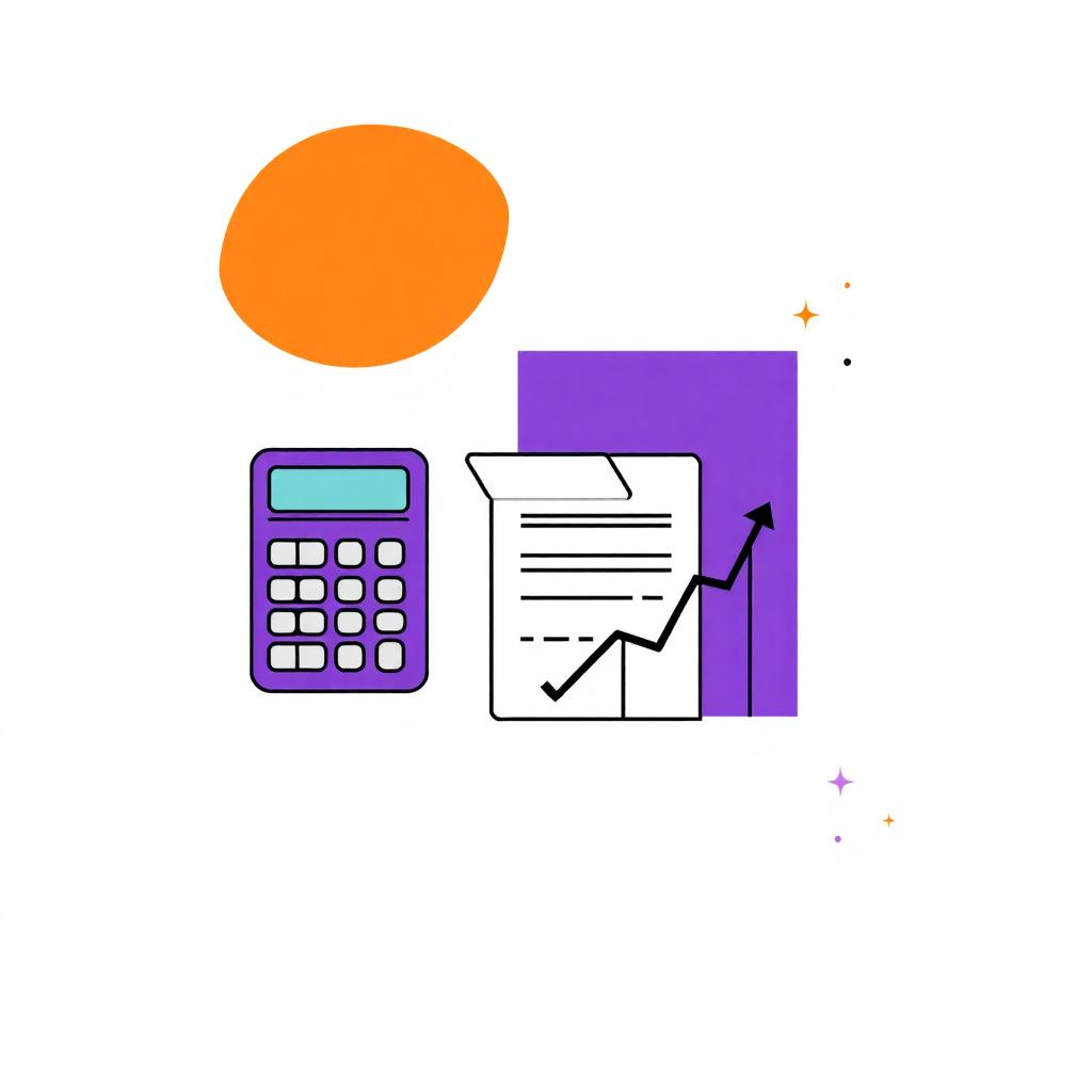 Illustration d’indexation des loyers avec calculatrice et document