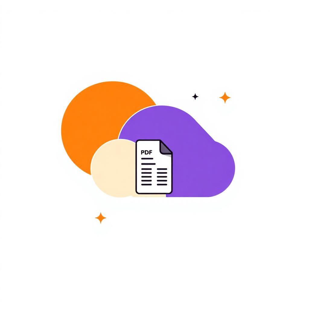 Illustration Brik — Téléversez vos documents (cloud et PDF)